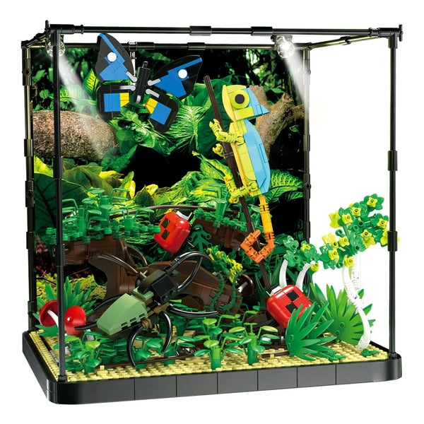 Juego Construccion Mariposas Botanicas Jardín Adultos 1284 Piezas Educativo