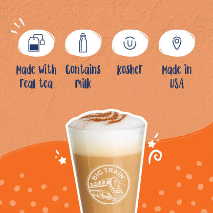 Té Chai Mezcla Bebida Latte Big Train Frambuesa Chai 3.5 Lb Delicioso Y Versátil