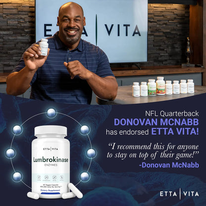 Lumbroquinasa 40 Mg 120 Cápsulas Enzimáticas Digestión Y Salud Cardiovascular