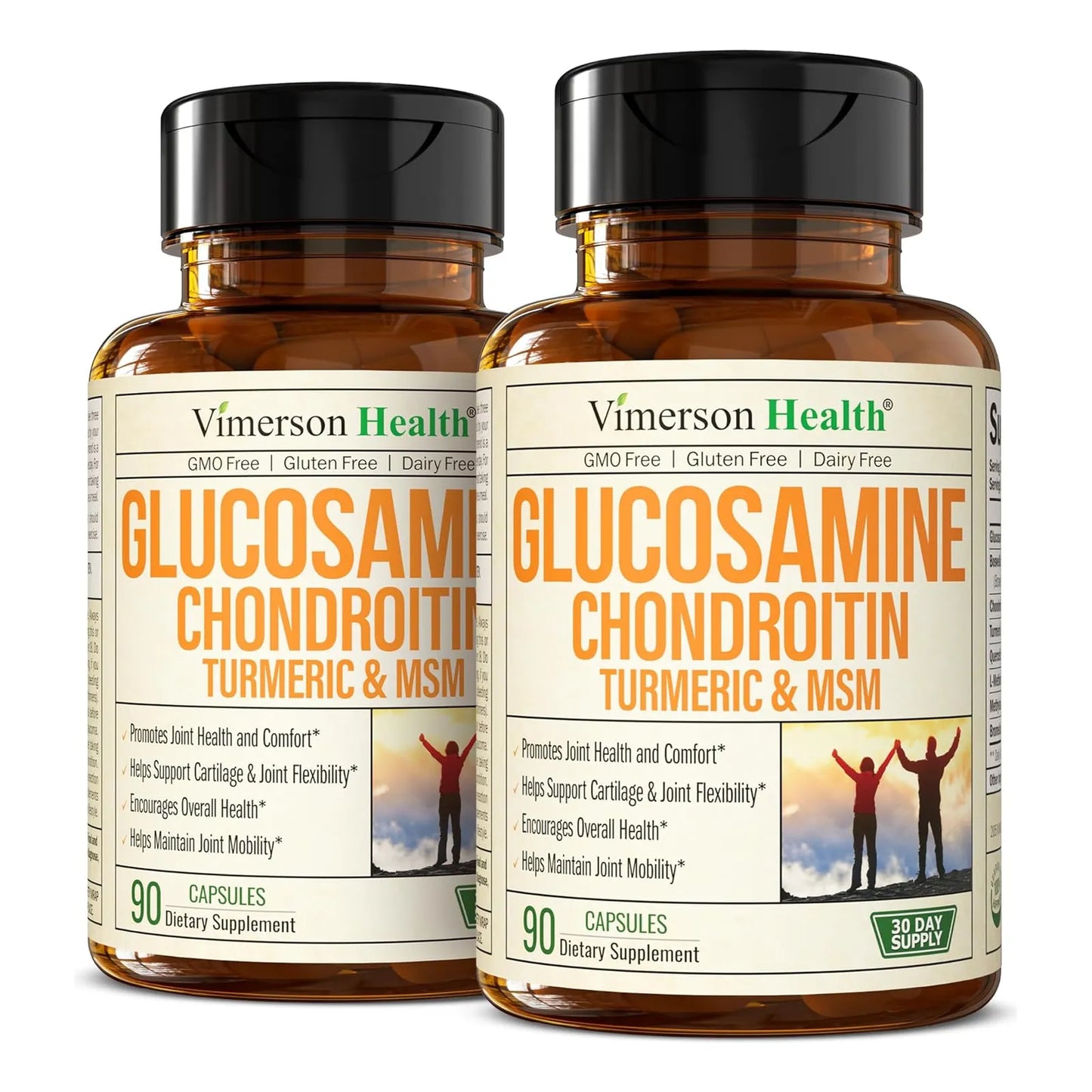Suplemento Articular Glucosamina 1500 Mg Condroitina Msm Cúrcuma 180 Capsulas