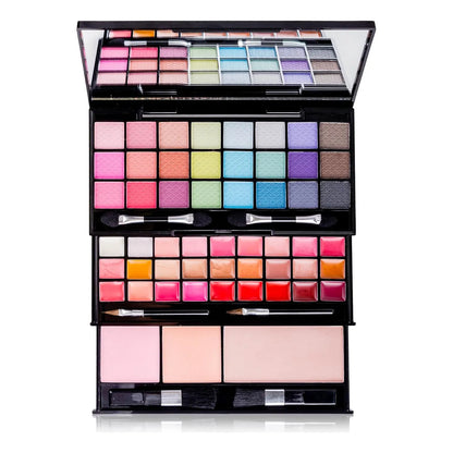 Kit Maquillaje Shany 45 Tonos Espejo Aplicadores Libre Crueldad