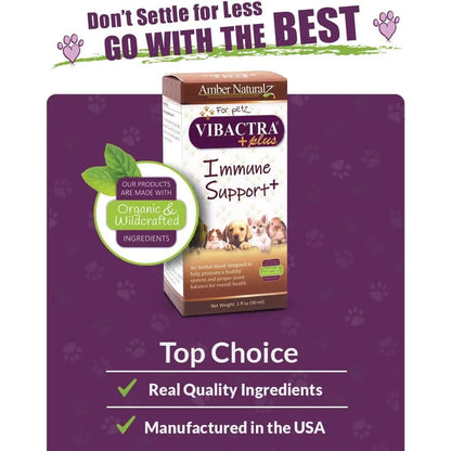 Vibactra Plus Suplemento Inmunologico Para Mascotas Amber NaturalZ
