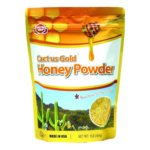 Miel En Polvo De Cactus 454 Gramos Paquete De 5 Unidades Endulzante Natural