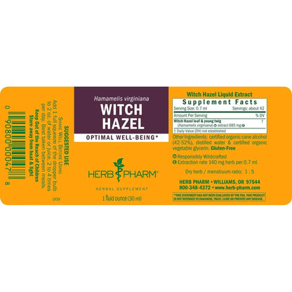 Extracto Liquido De Hamamelis 30ml Puro Natural Vegano Sin Gluten