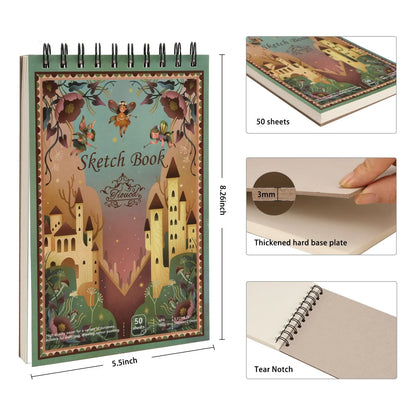 Kit De Dibujo Profesional 73 Piezas Con Lápices Grafito Carboncillo Y Más