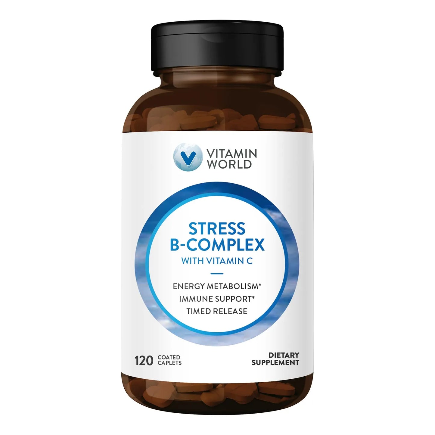 Complejo B Con Vitamina C 500 Mg Liberacion Prolongada 120 Comprimidos Vegetariano
