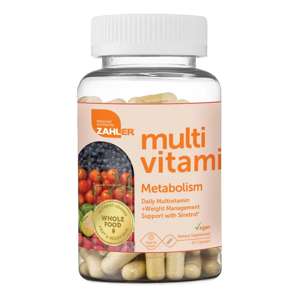Multivitaminico Diario Con Apoyo Control Peso Hombres Mujeres 60 Capsulas