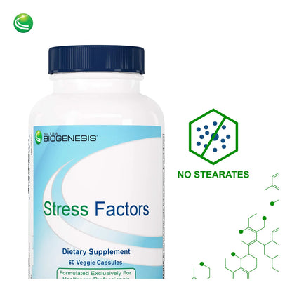 Factores De Estres Vitamina B6 Litio Gaba 60 Capsulas Salud Mental