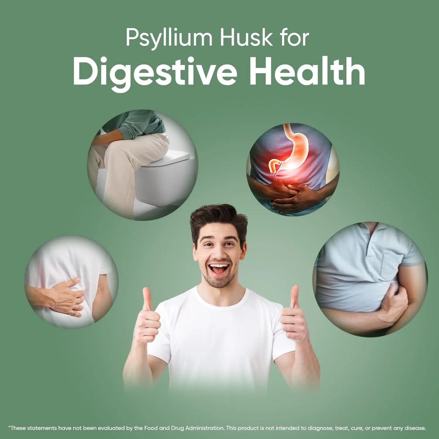Cápsulas De Cáscara De Psyllium 1500 Mg 240 Unidades Veganas Sin OMG
