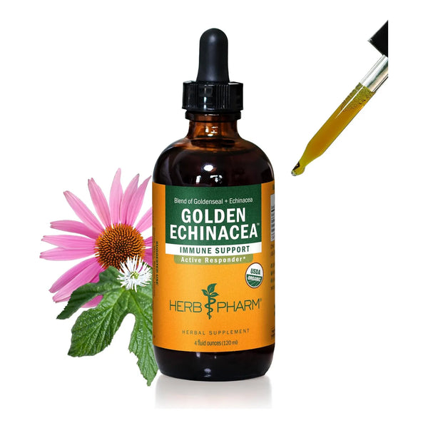Extracto Liquido Organico De Equinacea Dorada 120ml Apoyo Inmunologico