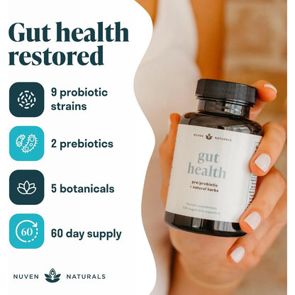 Fórmula Integral De Salud Intestinal Con Probióticos Prebióticos Nuven Gut Health