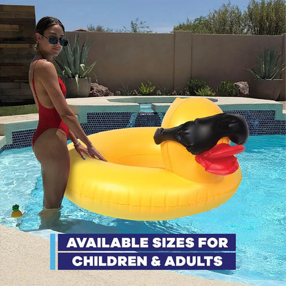 Anillo Infantil Derby Duck Flotador Inflable Para Piscina Y Playa Pack De 3