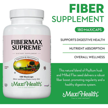 Fibra Diaria Capsulas 180 Unidades 1500 Mg Cascara Psyllium Suplemento Digestivo