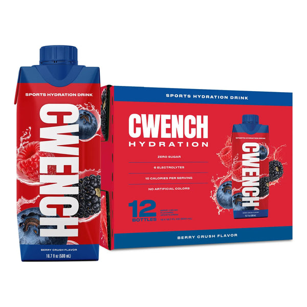 Bebida Hidratante Berry Crush 12 Unidades Sabor Frutas Del Bosque Electrolitos Y Vitaminas