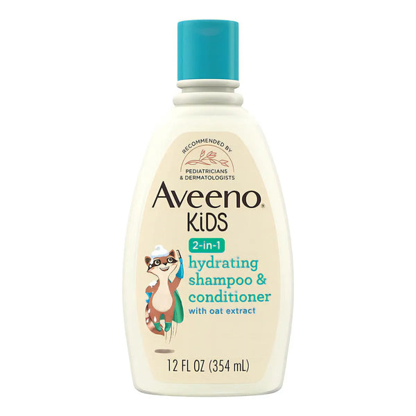 Aveeno Kids 2 En 1 Shampoo Y Acondicionador Hidratante 354ml Cabello Fresco Y Manejable