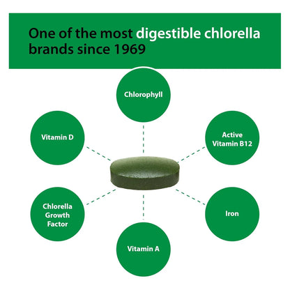 Alga Verde Superalimento 500 Mg Defensa Inmunológica Energía Natural