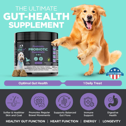 Probióticos Masticables Googipet Para Perros Salud Digestiva Y Piel