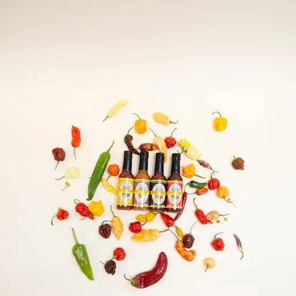 Set De Regalo Salsa Picante Insanity 4 Botellas Dave's Gourmet