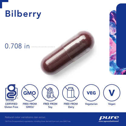 Arándano 160 Mg Suplemento Para Visión Y Circulación 120 Cápsulas