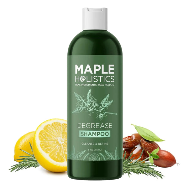 Champú Natural Cabello Graso Caspa Y Caída Fortalece Y Revitaliza