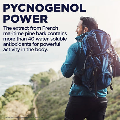 Pycnogenol 50 Mg 60 Comprimidos Antioxidante Natural Extracto Corteza De Pino