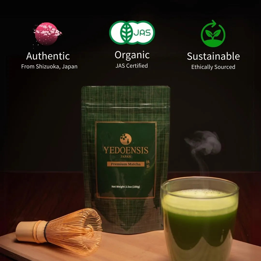 Matcha Premium Autentico Polvo Te Verde Japones 100g Importado Shizuoka Antioxidante