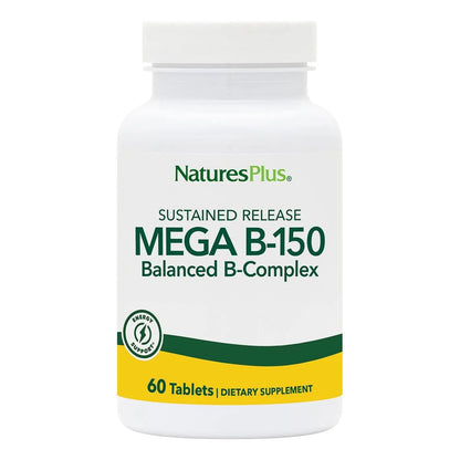 Complejo Vitamínico B150 Liberación Sostenida 60 Tabletas Potenciador De Energía Y Cerebro