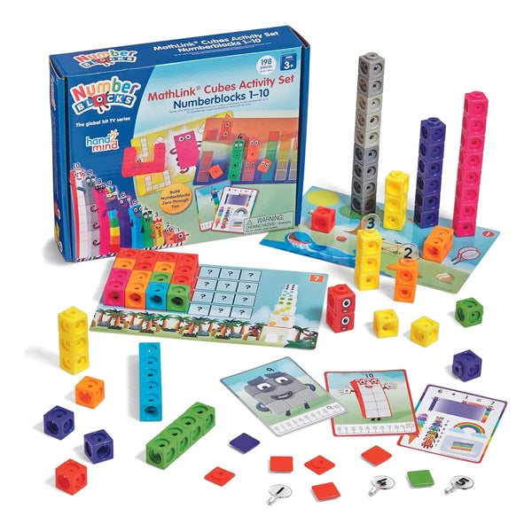 Cubos MathLink Numberblocks 1-10 Juego De Actividades Aprendizaje Matematicas Divertido