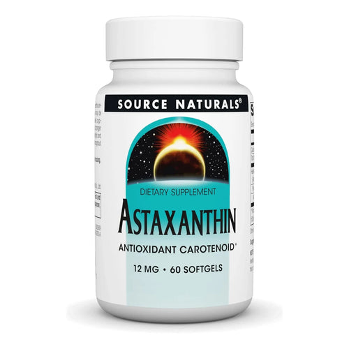 Astaxantina Antioxidante 12 Mg 60 Capsulas Source Naturals Proteccion Celular