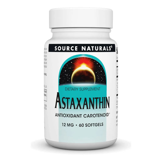 Astaxantina Antioxidante 12 Mg 60 Capsulas Source Naturals Proteccion Celular