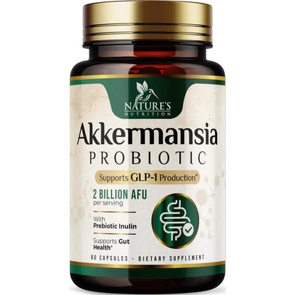 Probiótico Akkermansia Muciniphila Con Fibra Prebiótica Soporte GLP-1 Salud Intestinal