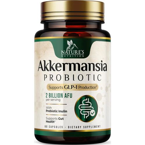 Probiótico Akkermansia Muciniphila Con Fibra Prebiótica Soporte GLP-1 Salud Intestinal