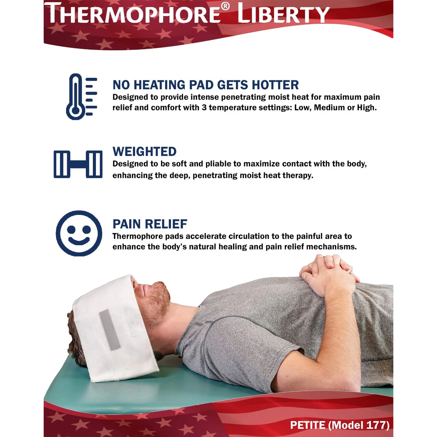 Almohadilla Termica Electrica Liberty 2 Alivia Artritis Y Dolores Musculares Con Calor Humedo