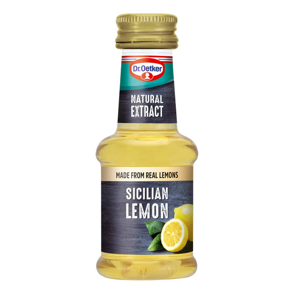 Extracto Natural De Limón Siciliano 35 Ml Aromatizante Culinario