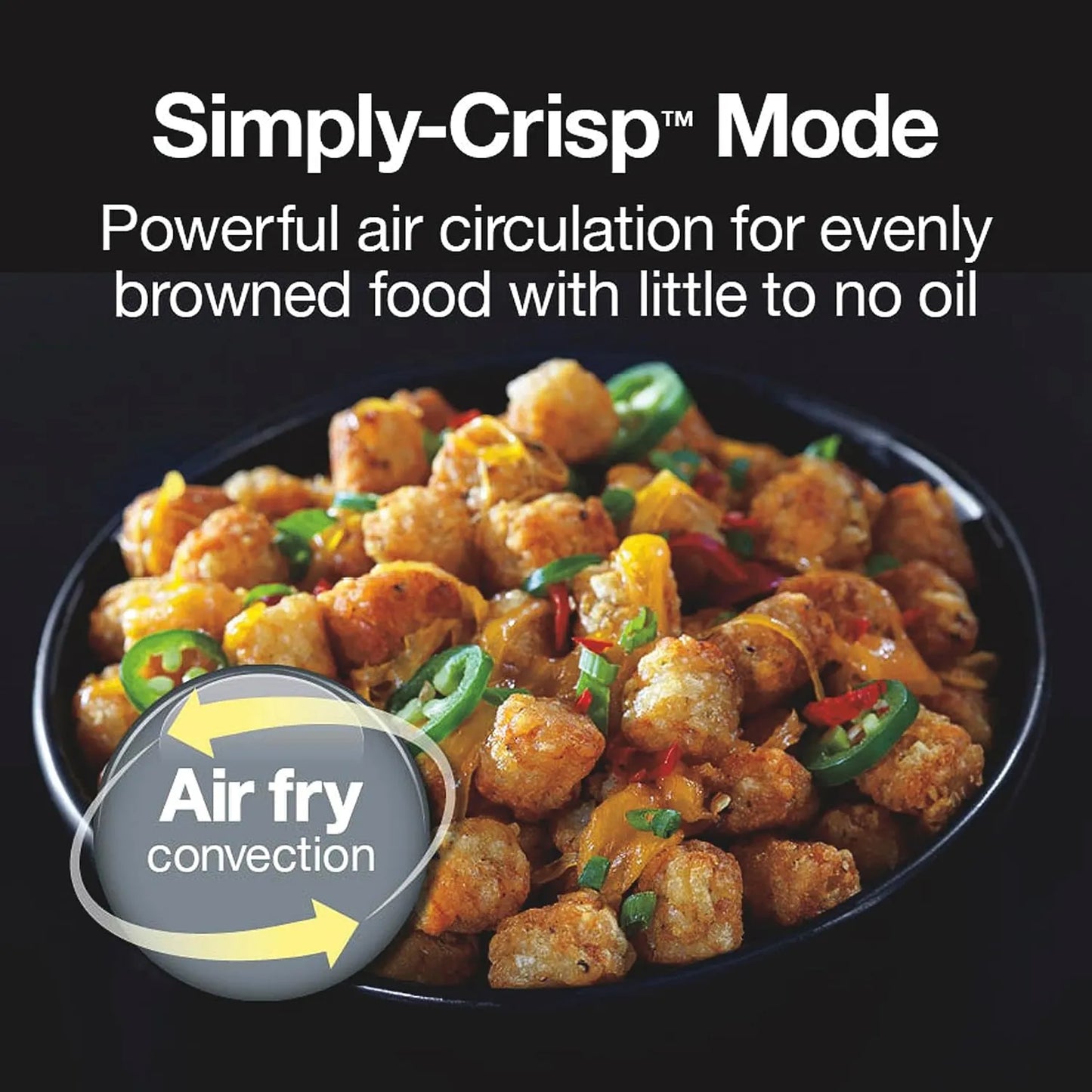 Freidora De Aire 4 En 1 Proctor Silex Cocina Saludable Sin Aceite