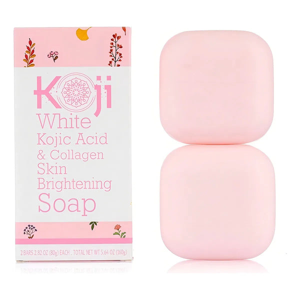 Koji White Jabón Blanqueador De Piel Con Ácido Kójico Y Colágeno