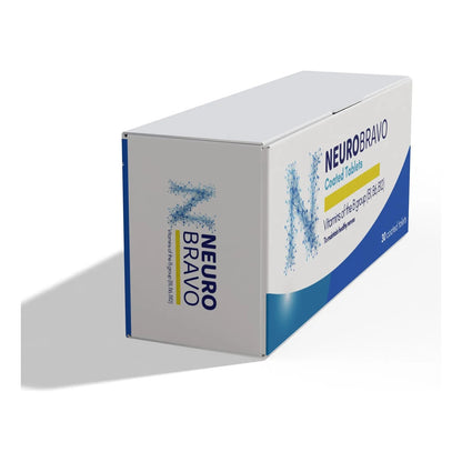 Neurobravo Vitamina B1 B6 B12 Tabletas Salud Nerviosa Alivio Muscular