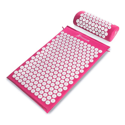 Colchoneta De Acupresion ProsourceFit Alivia Dolor Espalda Y Cuello Con Almohada Incluida