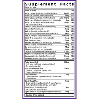 Tabletas Multivitamínicas Diarias Hombres 40+ Energía E Inmunidad