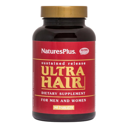 Tabletas Ultra Hair Crecimiento Cabello Natural 90 Vegetarianas Natures Plus