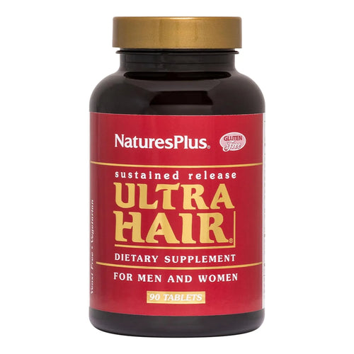 Tabletas Ultra Hair Crecimiento Cabello Natural 90 Vegetarianas Natures Plus
