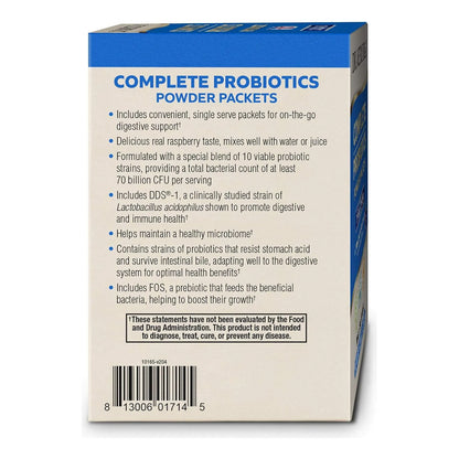 Probióticos En Polvo Dr Mercola 70 Mil Millones Ufc Sabor Frambuesa 30 Sobres