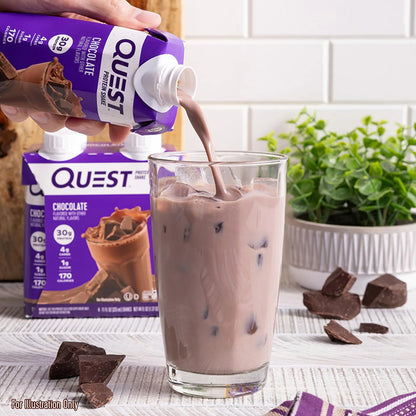 Batido De Proteína Chocolate Quest Listo Para Beber Alto En Proteína Bajo En Carbos