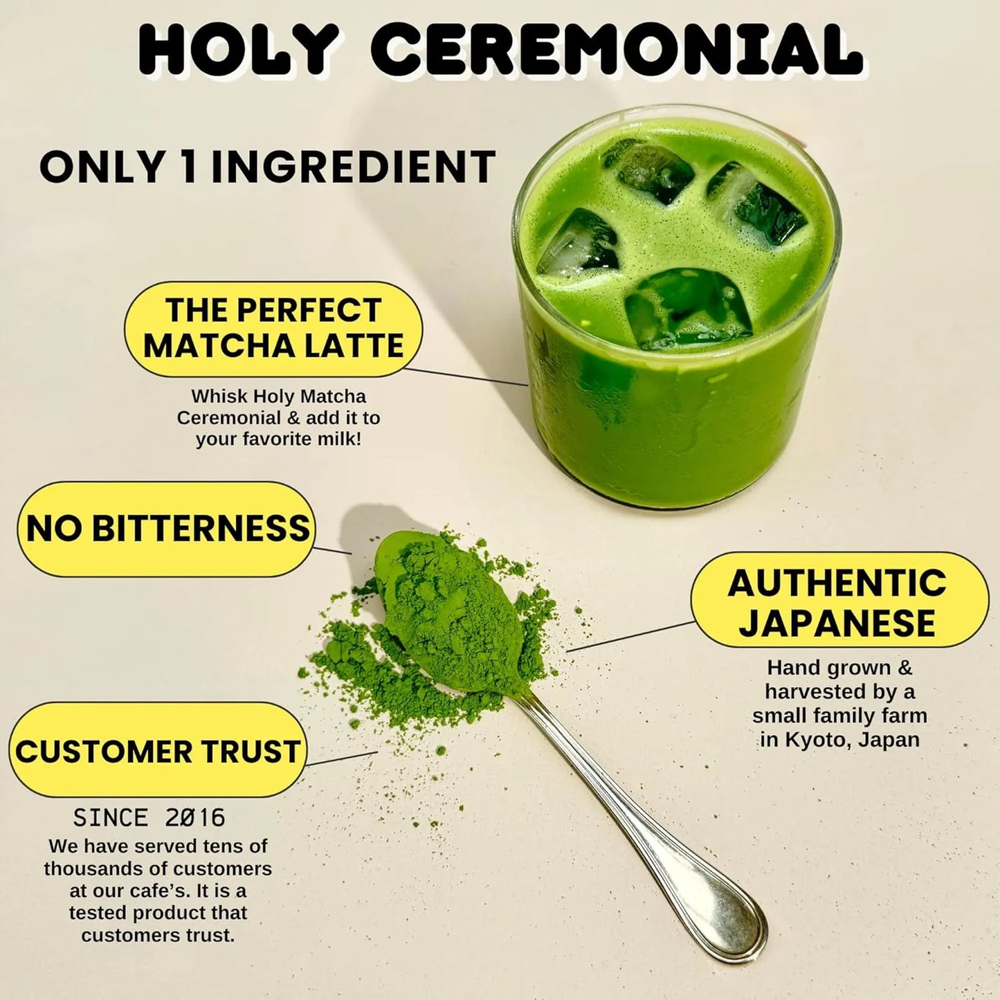 Té Verde Ceremonial En Polvo De Kioto Japón Superalimento Antioxidante Con L Teanina 80 Porciones