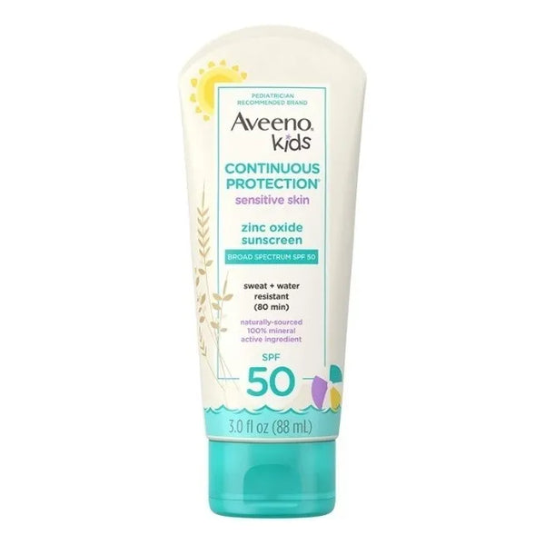 Aveeno Kids Protector Solar Piel Sensible Libre De Parabenos
