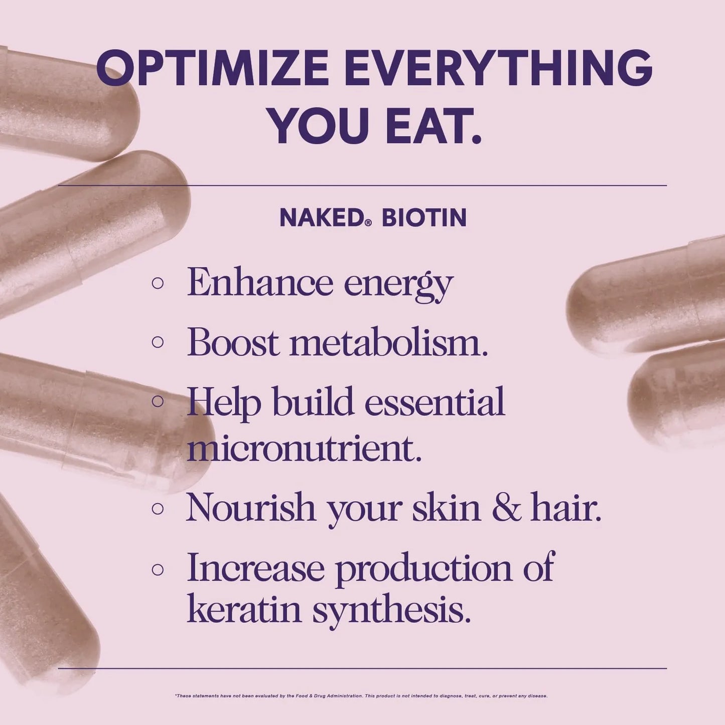 Biotina 10000mcg Para Cabello Piel y Uñas Fortalecidas Vegano Sin Gluten