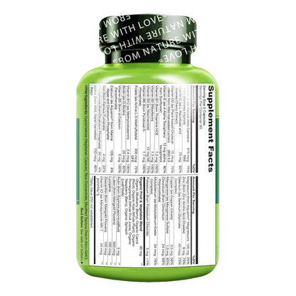 Multivitaminico Para Adolescentes Naturelo Con Vitaminas Minerales Vegano 180 Caps