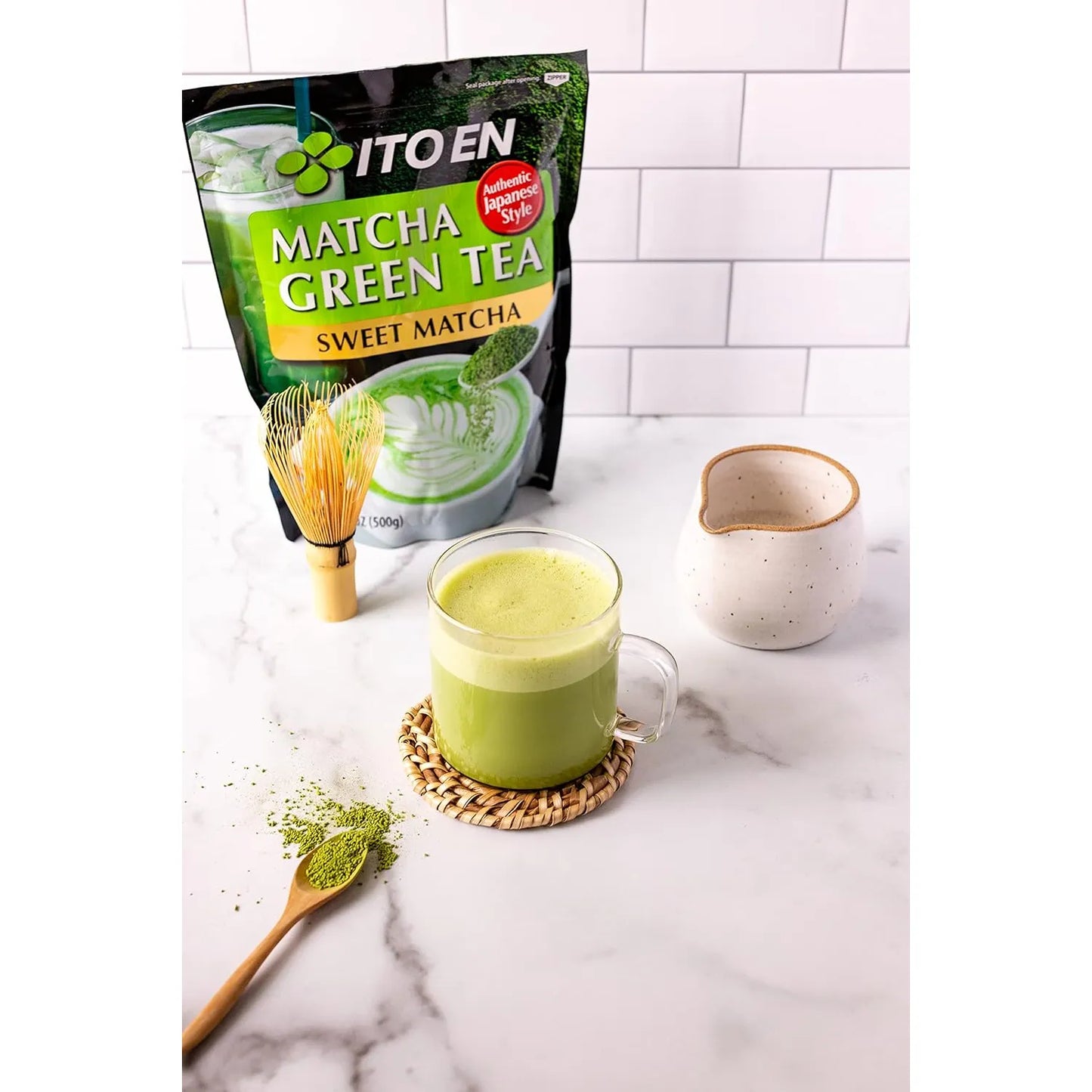 Ito En Matcha Té Verde Dulce Antioxidante 500g Energía Natural