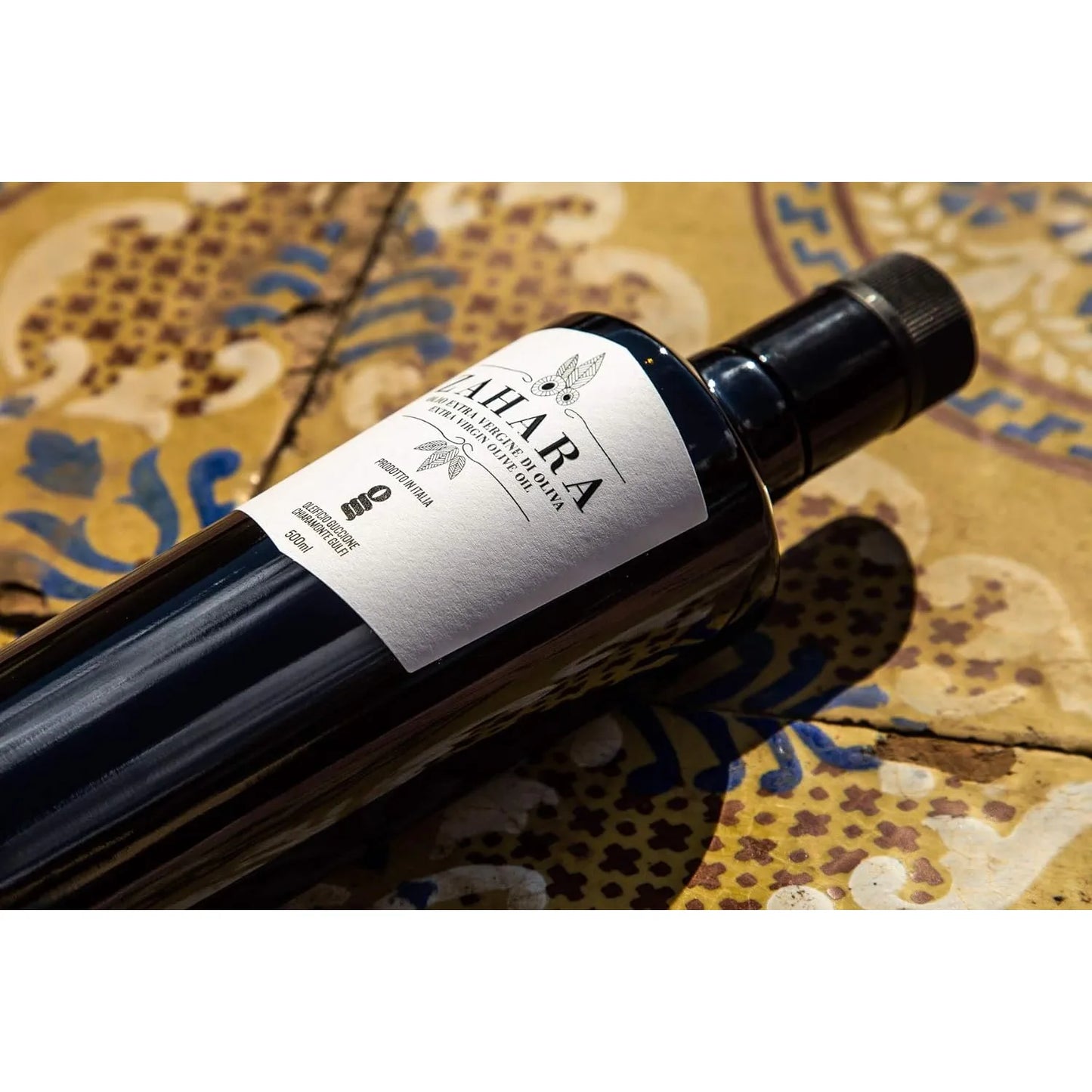 Aceite De Oliva Virgen Extra Zahara Siciliano Prensado En Frío 16.9 Oz