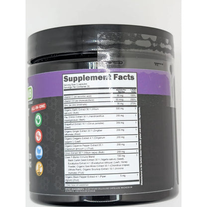 Suplemento Inmunologico Natural Con Pau D Arco Ajo Y Vitaminas Vegano